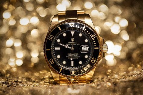 Rolex gold background